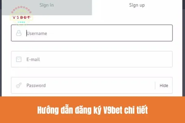 Hướng dẫn đăng ký V9bet và những điều cần biết 1 Hướng dẫn đăng ký V9bet chi tiết